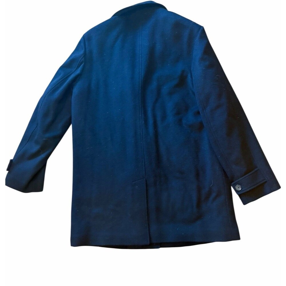 Cardinal Of Canada Mens Black Double Mock Neck Remove Bib 100%Wool Car Coat 40 - Picture 11 of 16